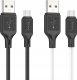 Kabel USB Hoco USB-A - microUSB 1 m Czarny 4