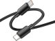 Kabel USB Hoco USB-C - USB-C 1 m Czarny (X96 Black) 1