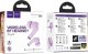 Słuchawki Hoco HOCO słuchawki bezprzewodowe bluetooth TWS EQ2 fioletowe 2