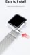 Dux Ducis DUX DUCIS pasek MILANESE magnetyczny ze stali nierdzewnej do Apple Watch 38 / 40 / 41 mm szary 1