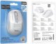 Mysz Hoco HOCO mysz komputerowa bezprzewodowa 2.4G GM28 biało szara 5