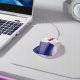 Mysz Hoco HOCO mysz komputerowa gamingowa przewodowa USB A 3600DPI GM31 biało niebieska 2