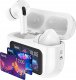 Słuchawki Hoco słuchawki bezprzewodowe bluetooth z ekranem dotykowym TWS ANC EW72 białe 2