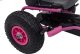 Triton Gokart na Pedały AIR PerHour dla dzieci Różowy + Hamulec ręczny + Pompowane koła + Regulacja siedzenia 16