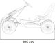 Triton Gokart na Pedały AIR PerHour dla dzieci Różowy + Hamulec ręczny + Pompowane koła + Regulacja siedzenia 2