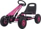 Triton Gokart na Pedały AIR PerHour dla dzieci Różowy + Hamulec ręczny + Pompowane koła + Regulacja siedzenia 4