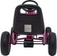 Triton Gokart na Pedały AIR PerHour dla dzieci Różowy + Hamulec ręczny + Pompowane koła + Regulacja siedzenia 7