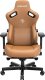 Fotel Anda Seat Fotel gamingowy skórzany Anda Seat Kaiser 3 XL brązowy obrotowy 1