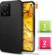 Hello Case ETUI DO XIAOMI 13T GUMOWE OBUDOWA CZARNE MATOWE SILIKON POKROWIEC SZKŁO 1