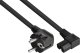 Kabel zasilający Alcasa kabelmeister Złącze ochronne (90° kątowe) - C15 czarne 1,8m 1