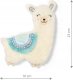BabyOno 1557/02 PRZYTULANKA-SZELEŚCIK LLAMA LULU 1