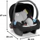 Wózek Lionelo Universalus vežimėlis Lionelo Mika 3in1, grey graphite 11