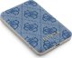 Powerbank Guess Guess Powerbank indukcyjny 15W GUPB5FP4EMGB 5000mAh niebieski/blue 4G Leather Metal Logo MagSafe 2