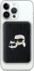 Powerbank Karl Lagerfeld Karl Lagerfeld Powerbank indukcyjny KLPB5FPGKSKCHK 15W 5000mAh czarny/black Karl&Choupette Head Pin MagSafe 1