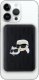 Powerbank Karl Lagerfeld Karl Lagerfeld Powerbank indukcyjny KLPB5FPGKSKCHK 15W 5000mAh czarny/black Karl&Choupette Head Pin MagSafe 5