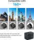 Ładowarka Choetech Uniwersalna ładowarka podróżna USB-C 2x USB-A PD 30W wtyczki USA EU UK AU czarna Uniwersalna ładowarka podróżna USB-C 2x USB-A PD 30W wtyczki USA EU UK AU czarna 10
