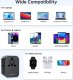 Ładowarka Choetech Uniwersalna ładowarka podróżna USB-C 2x USB-A PD 30W wtyczki USA EU UK AU czarna Uniwersalna ładowarka podróżna USB-C 2x USB-A PD 30W wtyczki USA EU UK AU czarna 5