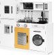 Ecotoys Duża drewniana kuchnia dla dzieci + dźwięki światełka ECOTOYS 4