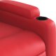 vidaXL Podnoszony fotel masujący, rozkładany, czerwony 10