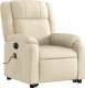 vidaXL Podnoszony fotel masujący, elektryczny, rozkładany, kremowy 3