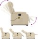 vidaXL Podnoszony fotel masujący, elektryczny, rozkładany, kremowy 6
