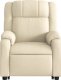 vidaXL Podnoszony fotel masujący, elektryczny, rozkładany, kremowy 8
