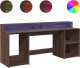 Biurko vidaXL Brązowe 200 cm x 55 cm 2