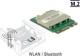 Karta sieciowa Delock M.2 z kluczem A+E WLAN 11ac/a/b/g/n + BT 4.0 (95254) 2