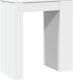 vidaXL Stolik barowy z półkami, biały, 95x47x103,5 cm 6