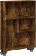 vidaXL Wąski wózek pomocniczy, przydymiony dąb, 48x13x68 cm 2