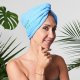 Yeye Pareo w zestawie z turbanem i opaską Velvet YEYE Koralowy 2