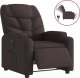 vidaXL vidaXL Elektryczny fotel rozkładany, ciemnobrązowy, obity tkaniną 2