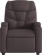 vidaXL vidaXL Elektryczny fotel rozkładany, ciemnobrązowy, obity tkaniną 8
