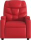 vidaXL Elektryczny fotel rozkładany, czerwony, obity sztuczną skórą 8