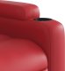 vidaXL Elektryczny fotel rozkładany, czerwony, obity sztuczną skórą 10