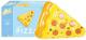Tm Toys Materac dmuchany Pizza żółty 1