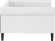 vidaXL vidaXL Sofa z funkcją spania, biała, 100x200 cm, sztuczna skóra 4
