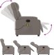 vidaXL vidaXL Rozkładany fotel masujący, taupe, obity tkaniną 5