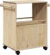 vidaXL vidaXL Wózek kuchenny OTTA, 71x45x80 cm, lite drewno sosnowe 7