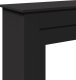 vidaXL vidaXL Obudowa kominka, czarna, 90x30x90 cm, materiał drewnopochodny 6