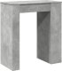vidaXL Stolik barowy z półkami, szarość betonu, 95x47x103,5 cm 6