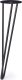 Sourcing STEEL HAIRPIN LEG TRIPLE 8 L400 BLACK 2