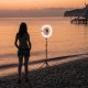 Lampa pierścieniowa Retoo LAMPA PIERŚCIENIOWA LED SELFIE RING STATYW PILOT + UCHWYT NA TELEFON 210CM 10