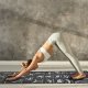 Alogy MATA DO JOGI ĆWICZEŃ FITNESS PILATES GIMNASTYCZNA ANTYPOŚLIZGOWA 8