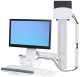 Ergotron Ergotron Sit-Stand Combo System Mit CPU-Halter klein - Befestigungskit (Tastatur-Tablett, CPU Wandhalterung, einstellbarer Monitorarm) - fur LCD-Display / PC-Ausrustung - kleiner CPU-Halter - Aluminium, hochwertiger Kunststoff - weiss - Bildschi 1