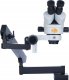 Mikroskop Rosfix Rosfix Mikroskop stereoskopowy trinokularowy na wysięgniku Neptune Pro MSNP-T-WDMS1 + Kamera mikroskopowa Puppis Pink PRO KMPPP-HDMI-USB 51MP 2