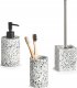 Zeller Pojemnik na szczotkę wc TERRAZZO + szczotka, polyresin, ZELLER 4