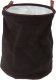 Home Styling Collection Kosz do przechowywania z materiału boucle, uchwyty ze sztucznej skóry, Ø 38 x 50 cm 2