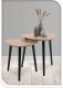 Home Styling Collection Zestaw stolików kawowych z trzema nogami z drewna sosnowego, 2 sztuki 2
