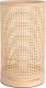 Home Styling Collection Lampa stołowa bambus, tuba, podstawa z drewna sosnowego, 13 x 23 cm 1